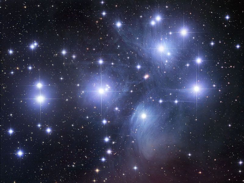 M45: The Pleiades Star Cluster