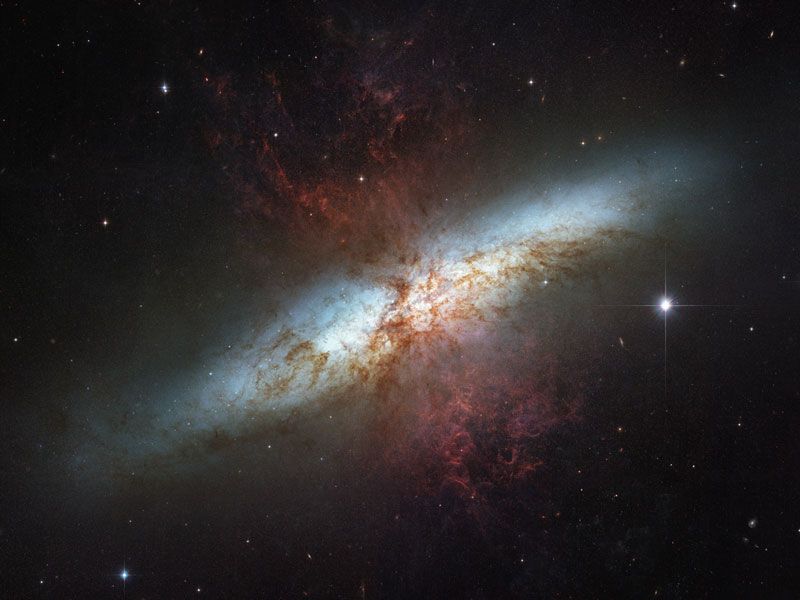 M82: Galaxy with a Supergalactic Wind