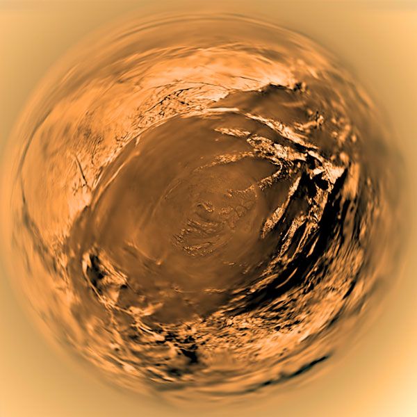 Descent Panorama of Saturn's Titan