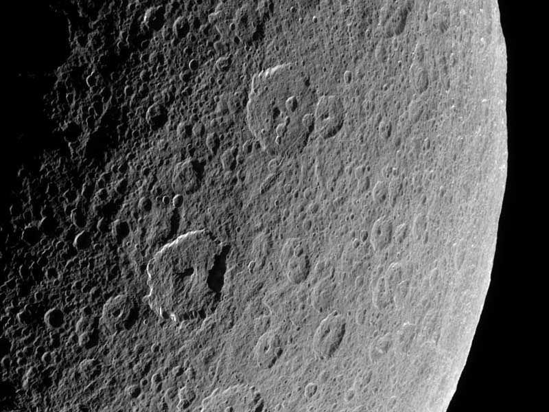 Ancient Craters on Saturn's Rhea