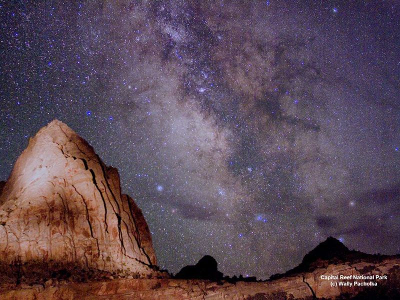 The Milky Way over Utah