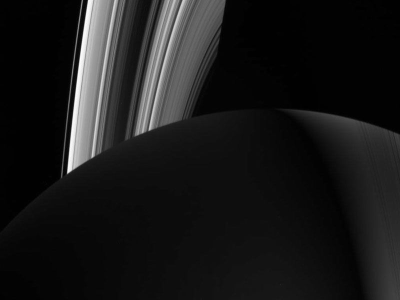 Saturn at Night