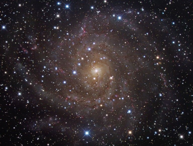 Hidden Galaxy IC 342