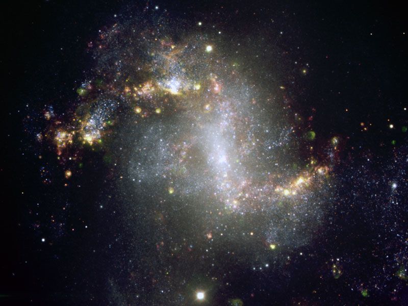 Unusual Starburst Galaxy  NGC 1313