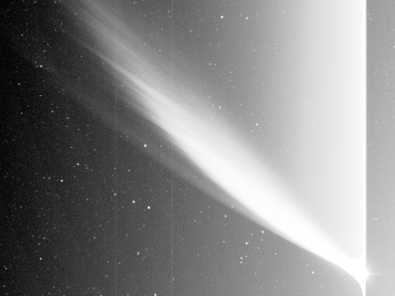 Comet McNaught from New STEREO Satellite