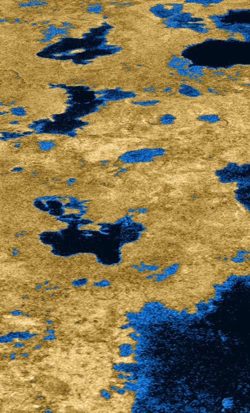 Liquid Lakes on Saturn's Titan