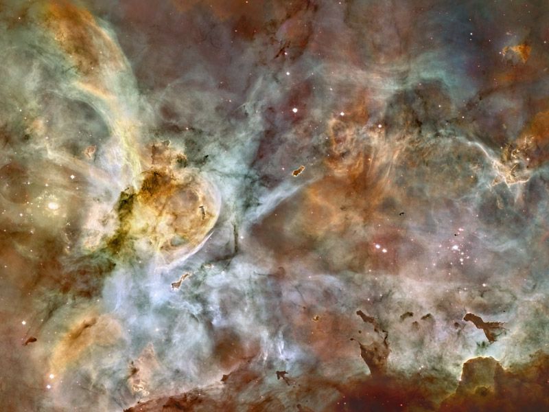 Carina Nebula Panorama from Hubble