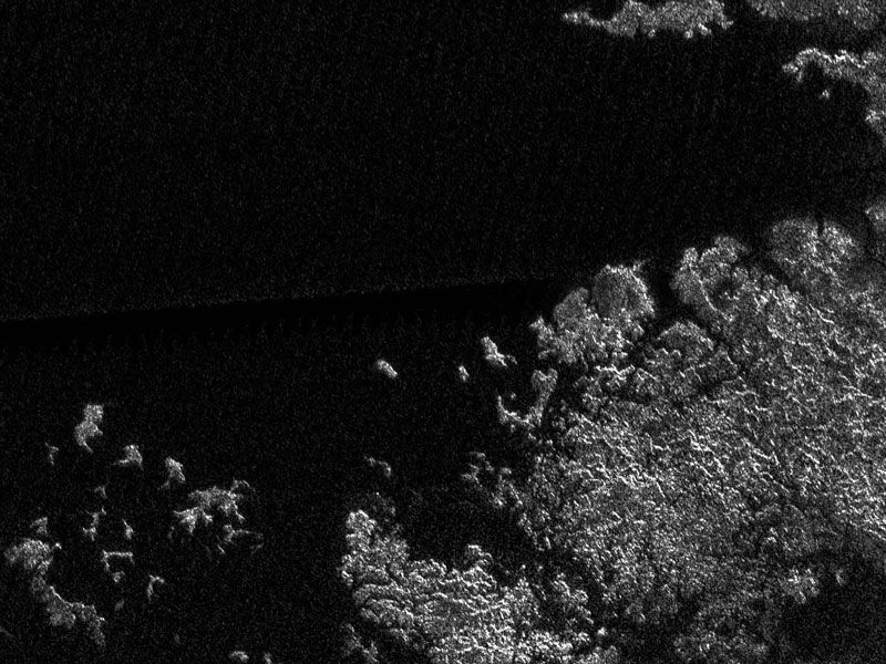 Liquid Sea on Saturn's Titan