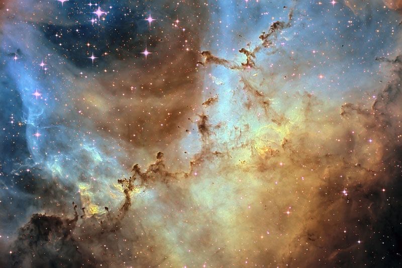 Dust Sculptures in the Rosette Nebula