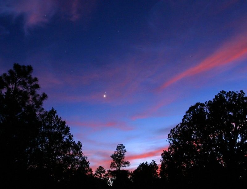 Red, White, and Blue Sky