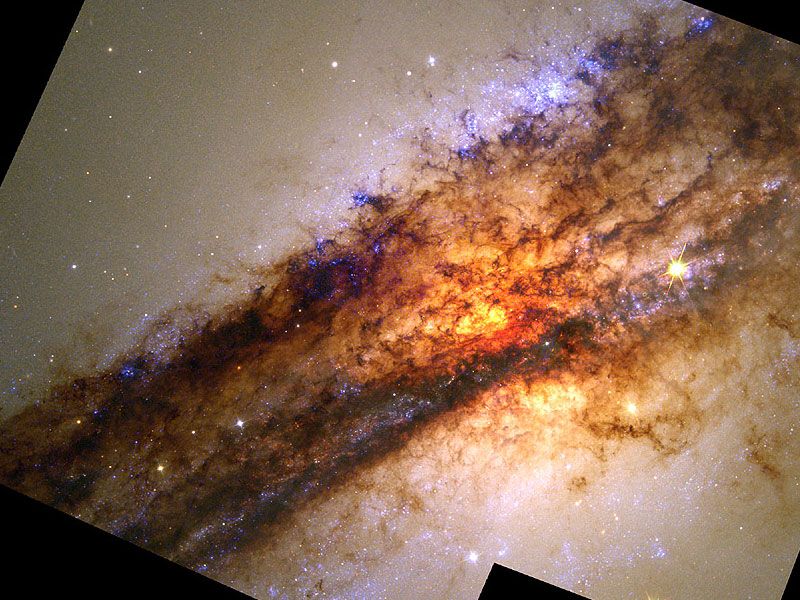 The Center of Centaurus A