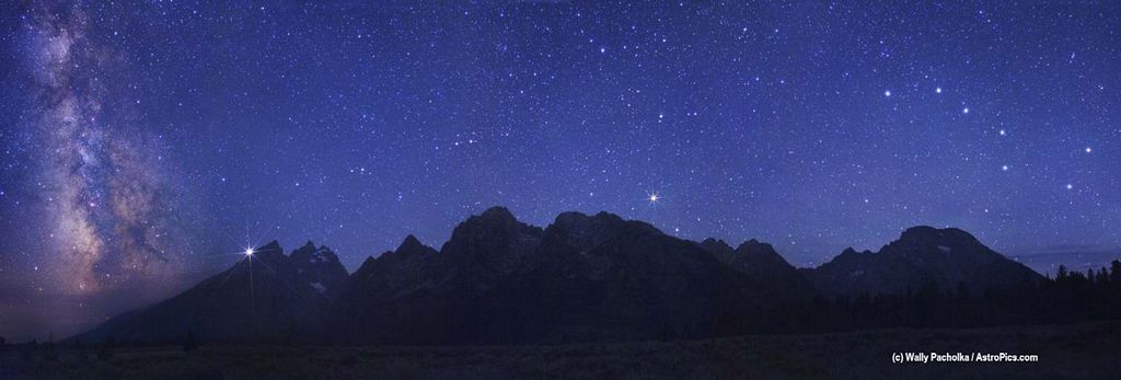 A Spectacular Sky Over the Grand Tetons