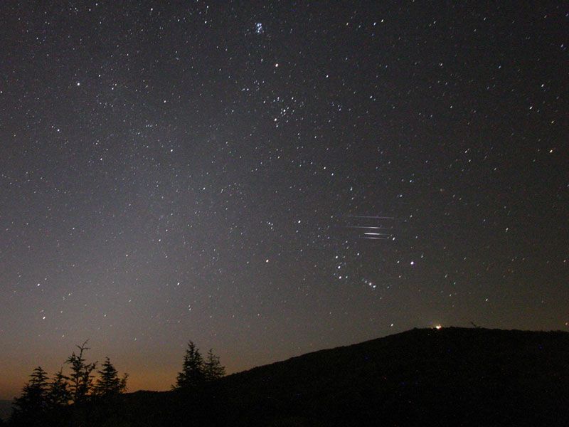 Mysterious Streaks Over Turkey