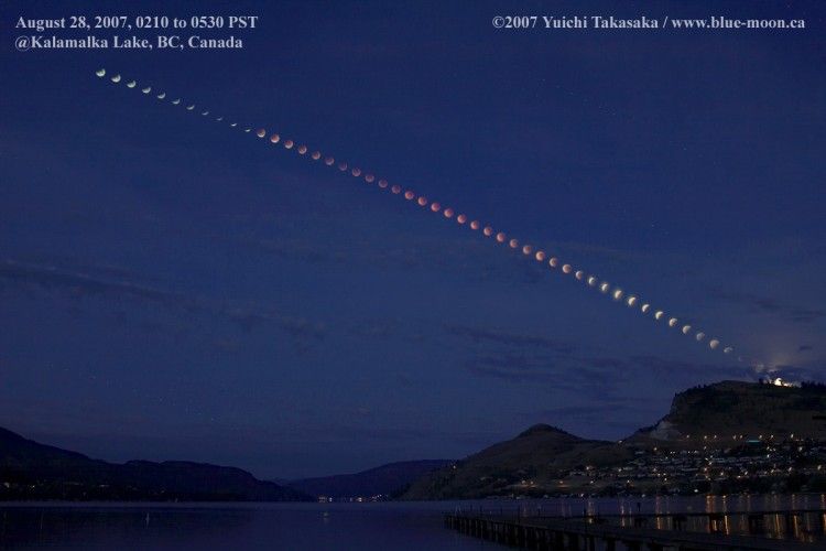 Kalamalka Lake Eclipse