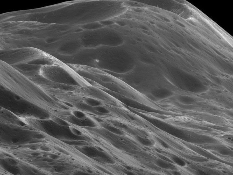 4,000 Kilometers Above Saturn's Iapetus