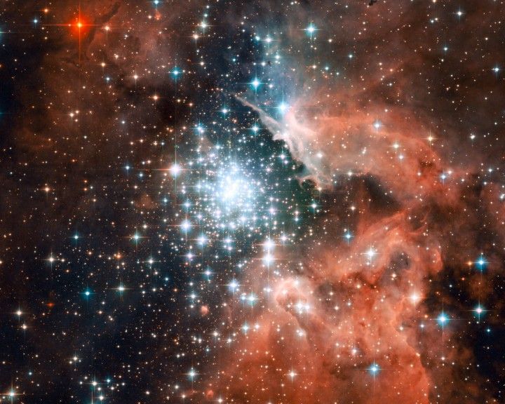 Starburst Cluster in NGC 3603