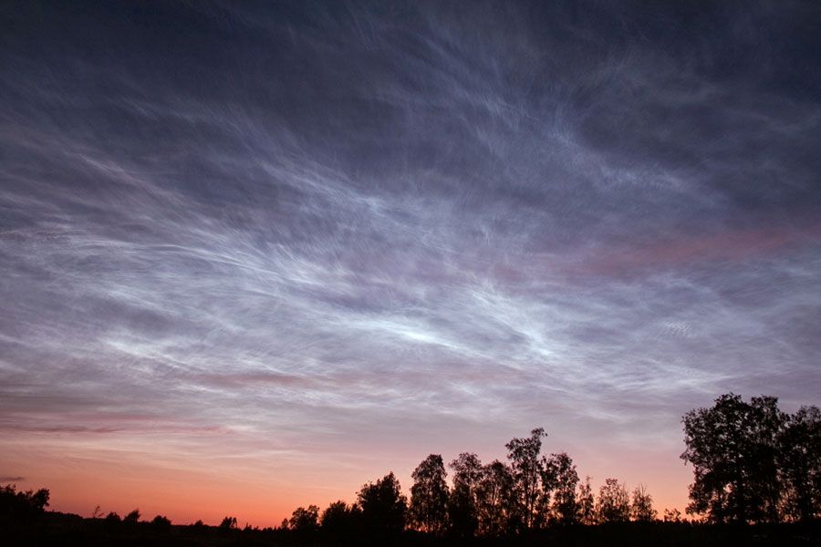 Noctilucent Clouds Over Sweden