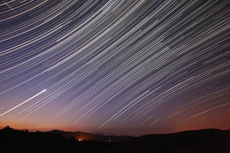 Star Trails at Dawn