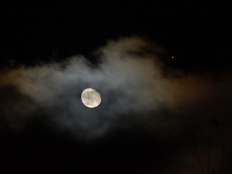 Moon and Mars Tonight