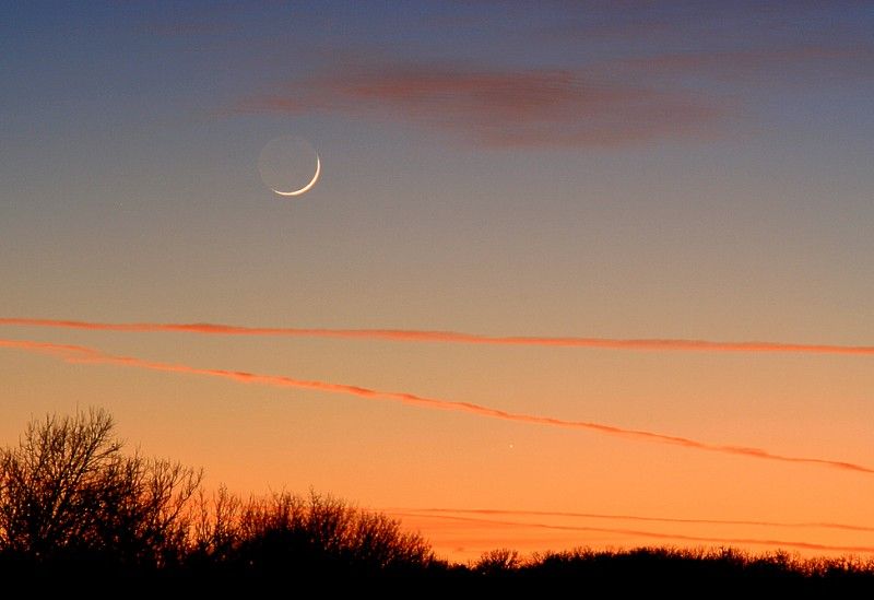 Mercury Chases the Sunset