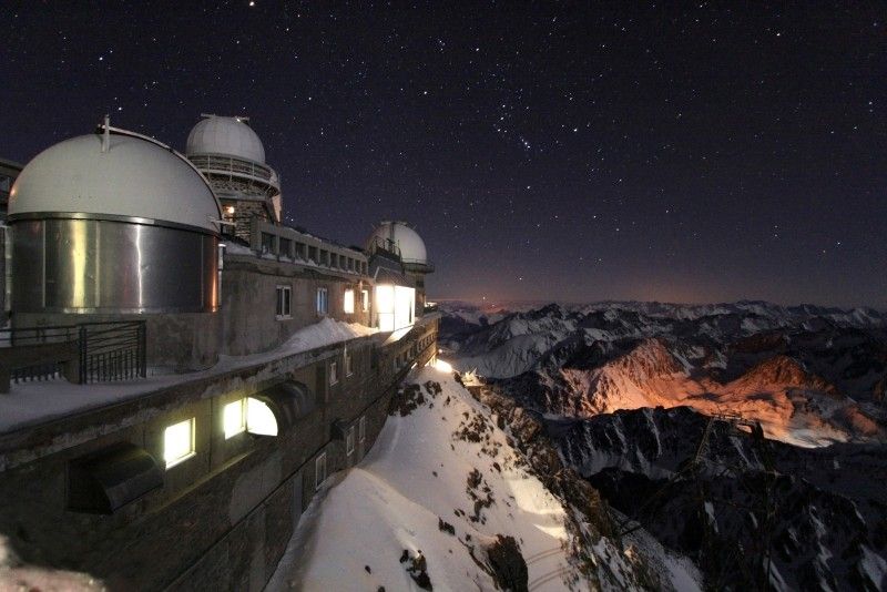 Winter Night at Pic du Midi