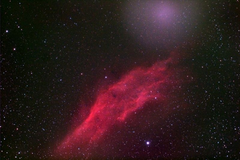 Comet over California