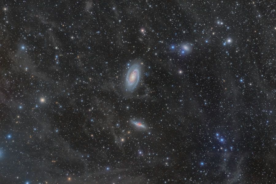 The M81 Galaxy Group Through the Integrated Flux Nebula