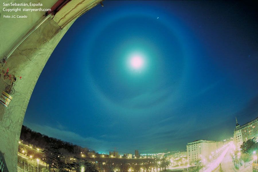 A Halo Around the Moon