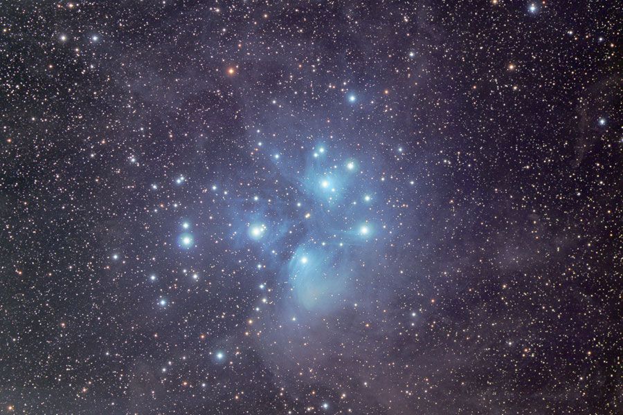 M45: The Pleiades Star Cluster