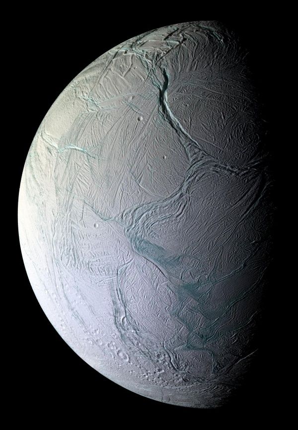Labtayt Sulci on Saturn's Enceladus