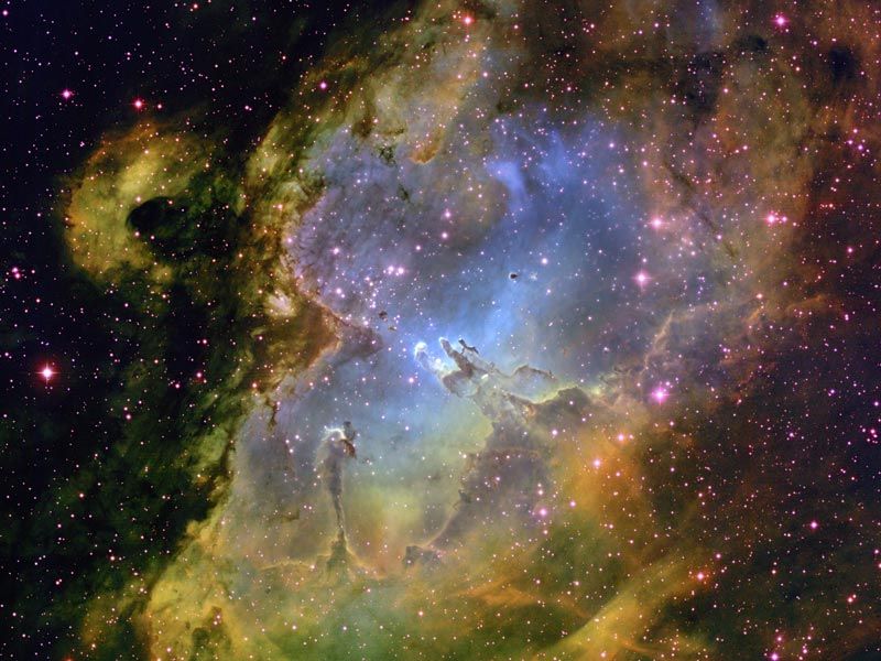 Inside the Eagle Nebula