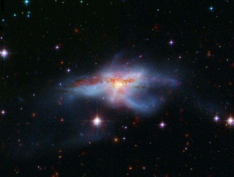 NGC 6240: Merging Galaxies