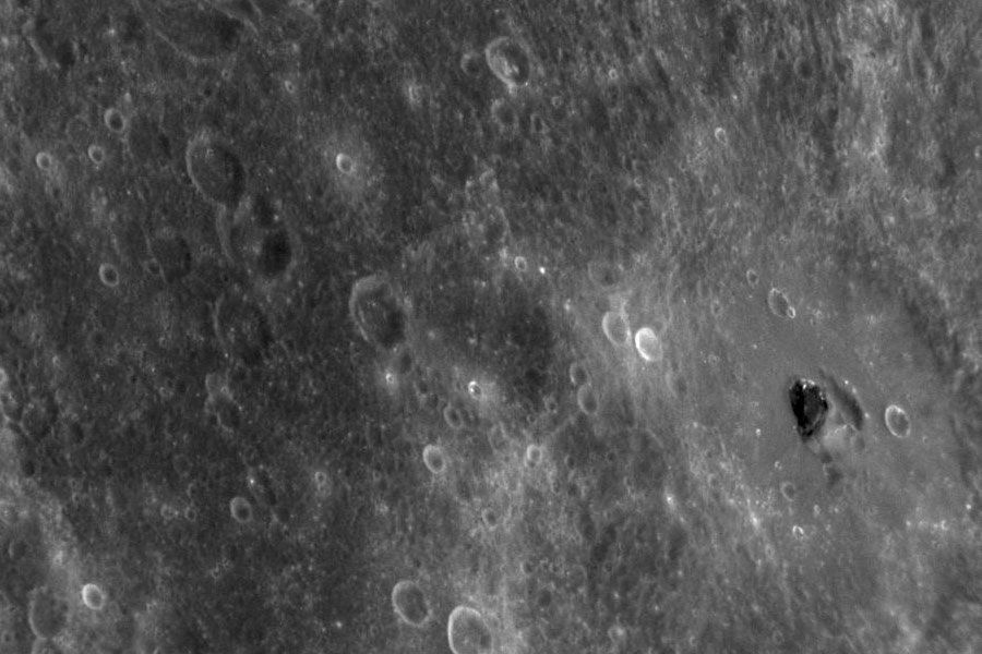 Unknown Dark Material on Mercury