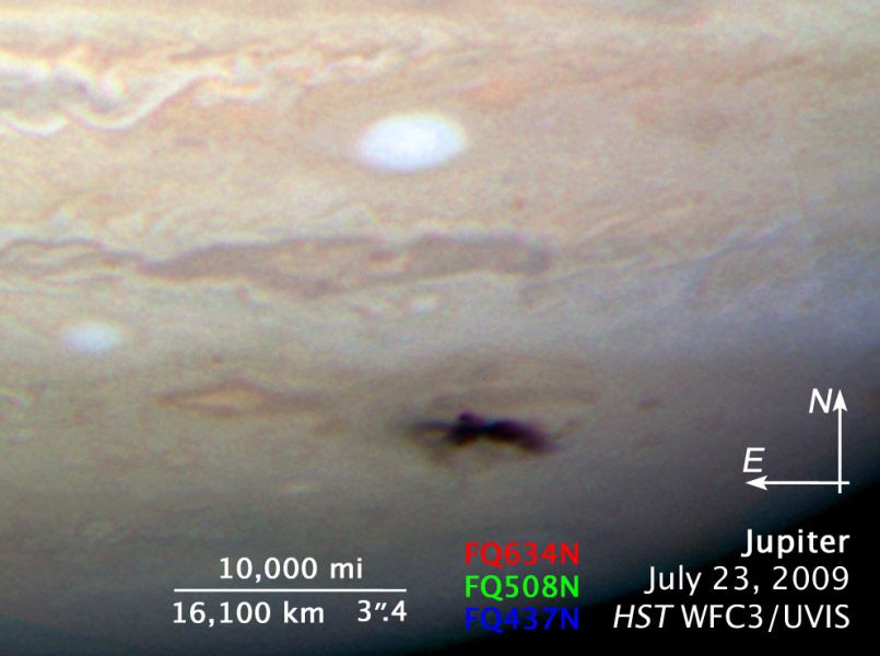 Hubble View: Jupiter Impact