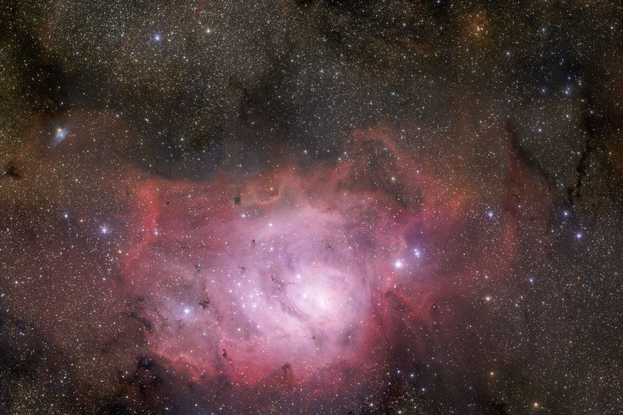 The Lagoon Nebula from GigaGalaxy Zoom