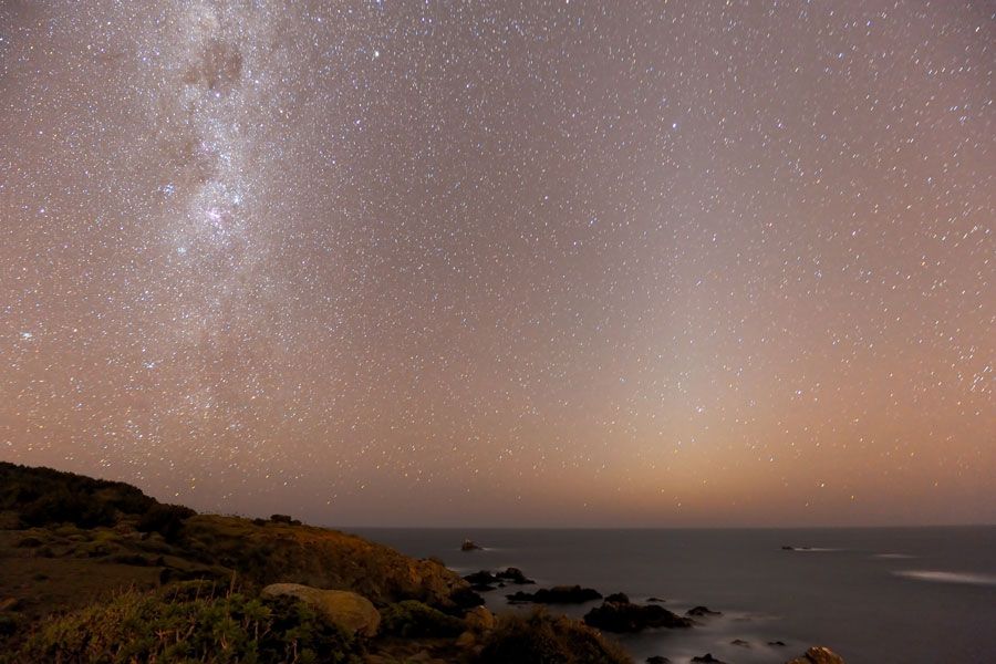 Zodiacal Light Over Laguna Verde