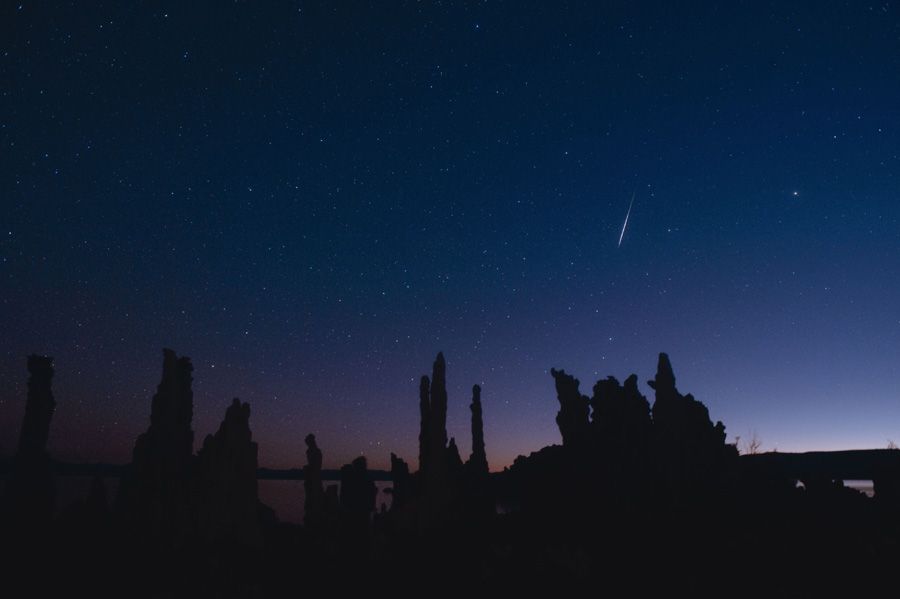 Leonid over Mono Lake