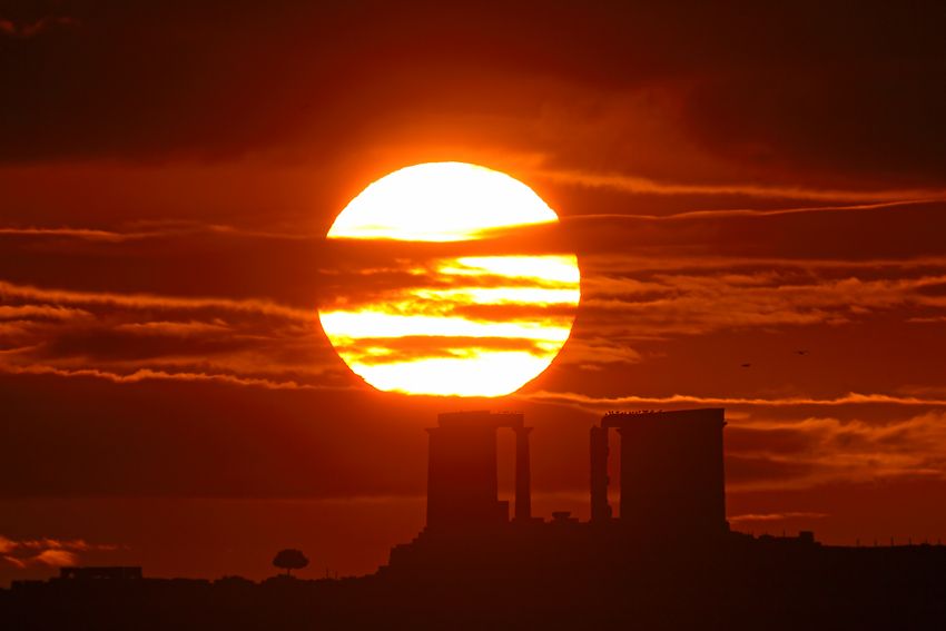 December Sunrise, Cape Sounion