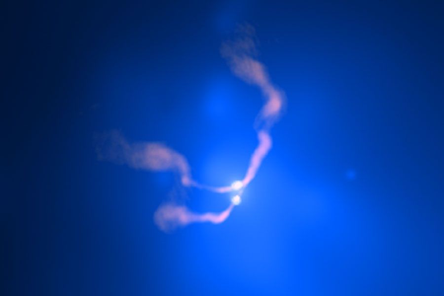 Binary Black Hole in 3C 75