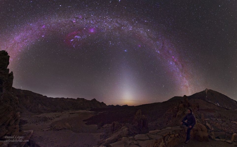 Zodiacal Light Vs. Milky Way