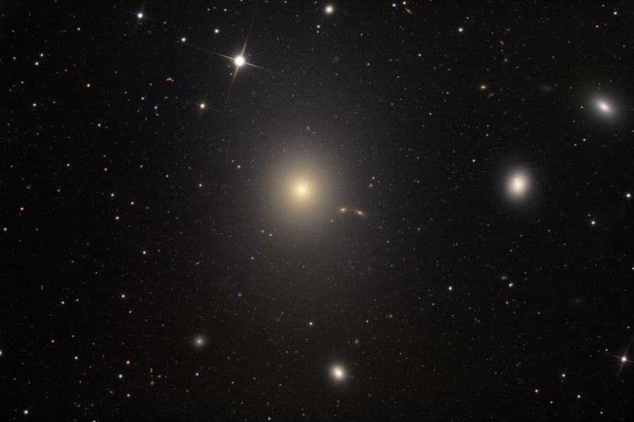 M87: Elliptical Galaxy with Jet