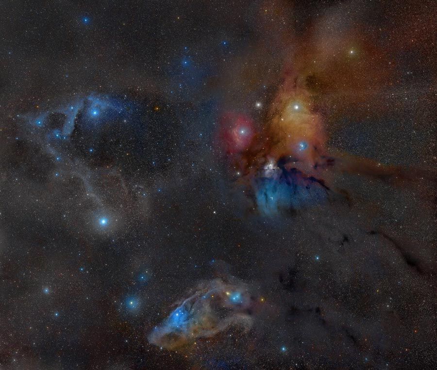 Rho Ophiuchi Wide Field