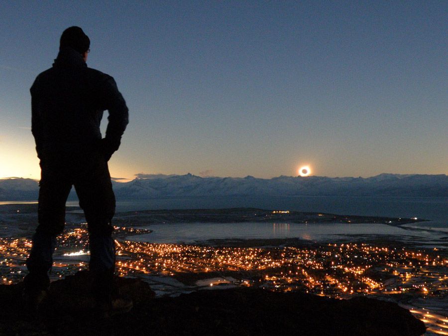 Andes Sunset Eclipse