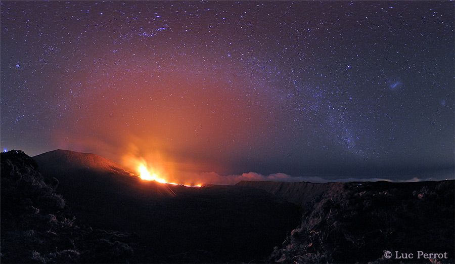 The Milky Way Over the Peak of the Furnace