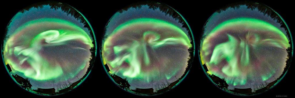 Auroral Substorm over Yellowknife