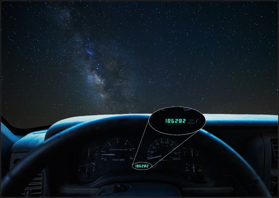 The Mileage of Light