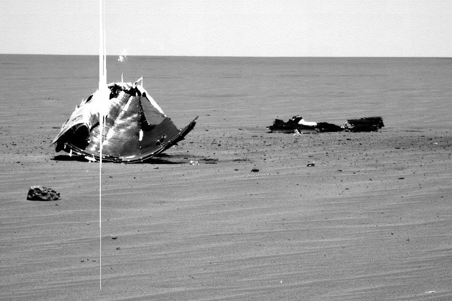 Metal on the Plains of Mars