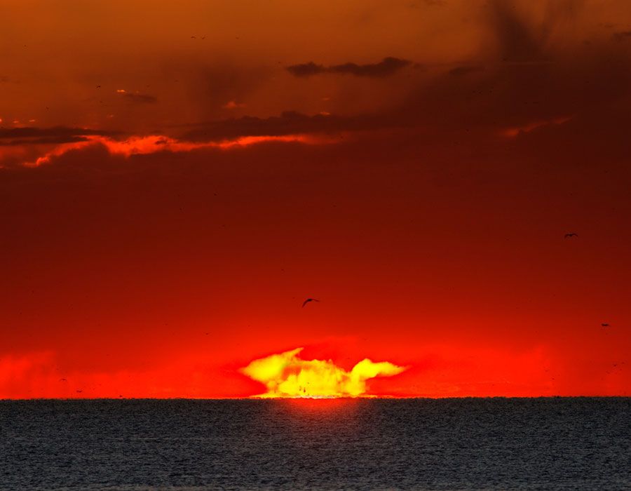 A Strange Sunrise Over Argentina