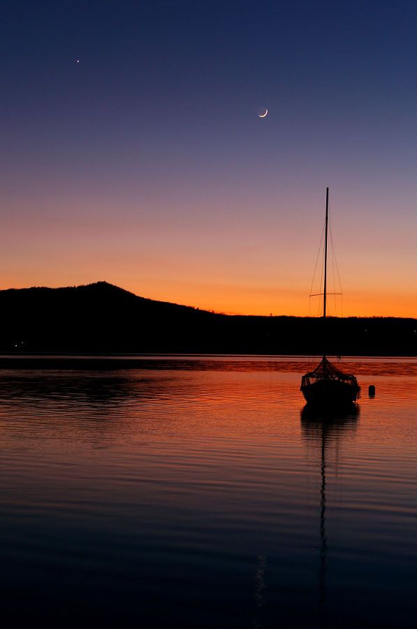 Conjunction at Sunset