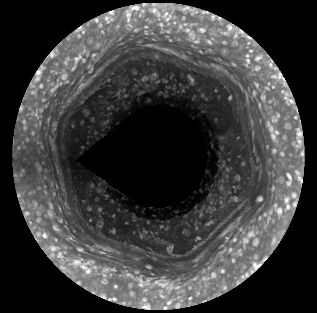 Saturn's Hexagon Comes to Light